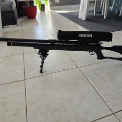 Snowpeak M 25 avec lunette, bipied et plusieurs chargeurs