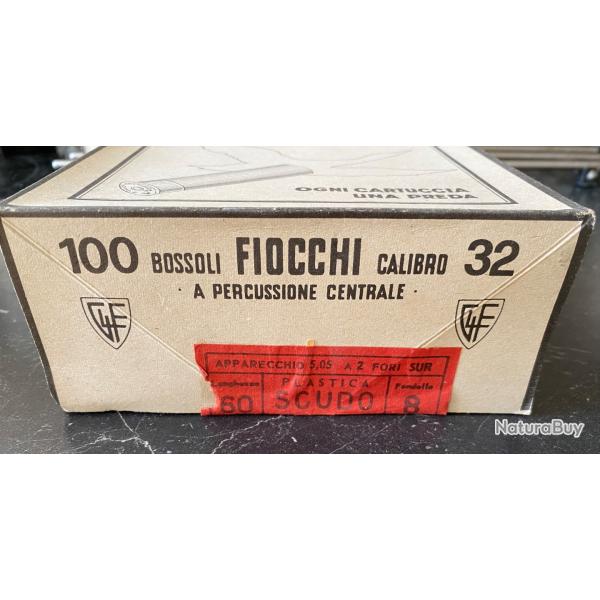 100 douilles calibre 32 amorc�es fiocchi