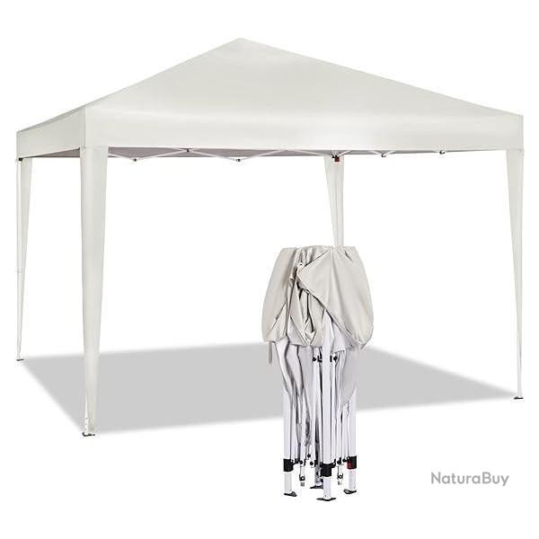 Tonnelle de Jardin  Beige - Tente Pliante - Auvent Pliable Imperm�able Protection LIVRAISON GRATUIT