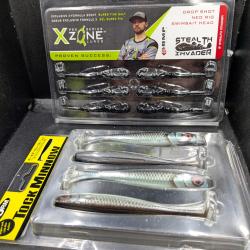 Lot487 /1 blister X-ZONE + 1 BLISTER STORM...... fish and Fishing leurres.