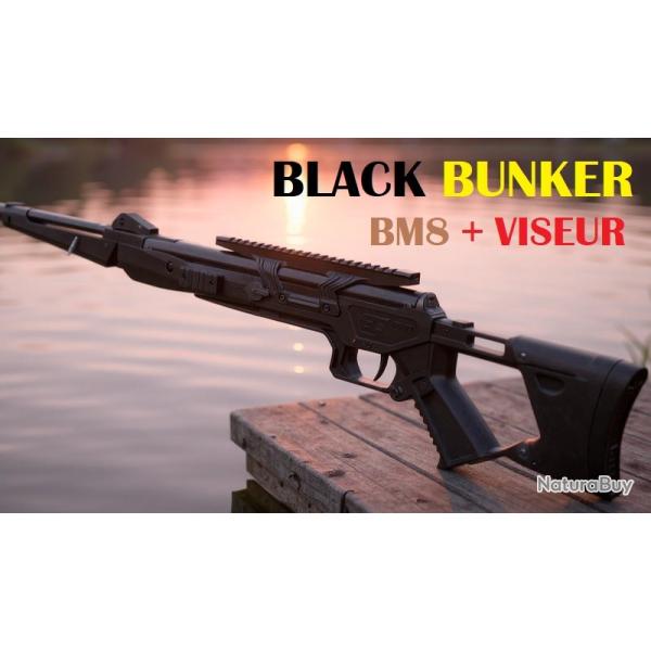 BLACK BUNKER BM8 (CARABINE DE SURVIE PLIABLE NOIRE 19.9 JOULES) cal. 4.5mm + LUNETTE DE VISEE