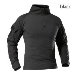 Tee-shirt, Sweet, Chemise Militaire Manche Longue BLACK, Id&eacute;ale pour Airsoft LIVRAISON GRATUITE
