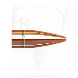 100 ogives Cal.30 D.308 125Grs FMJ HORNADY