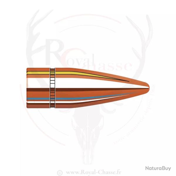 100 ogives Cal.30 D.308 125Grs FMJ HORNADY