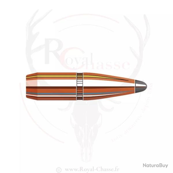 100 ogives Cal.6mm D.243 100Grs INTERLOCK BTSP HORNADY