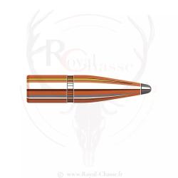 100 ogives Cal.6.5mm D.264 129Grs INTERLOCK SP HORNADY