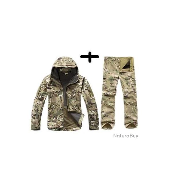 Ensemble Militaire Veste et Pantalon Ext�rieur Toutes Saisons, CP, Coupe-Vent, LIVRAISON OFFERTE