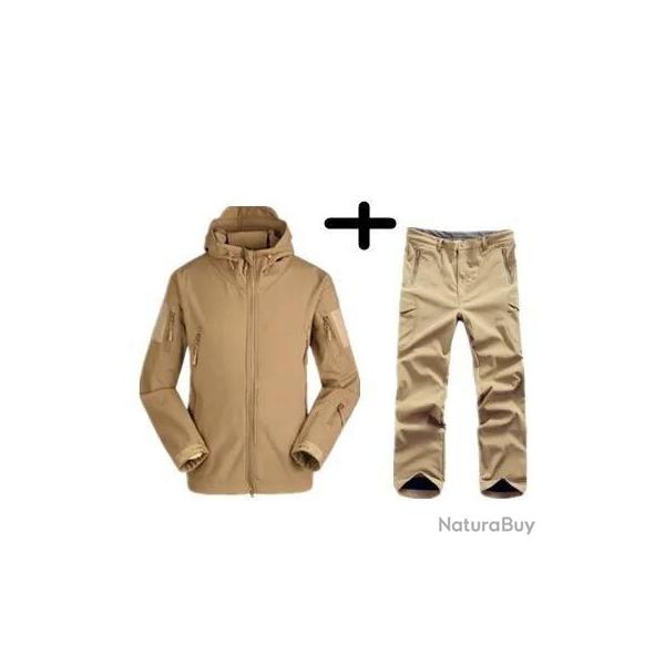 Ensemble Militaire Veste et Pantalon Ext�rieur Toutes Saisons MUD, Coupe-Vent, LIVRAISON GRATUITE
