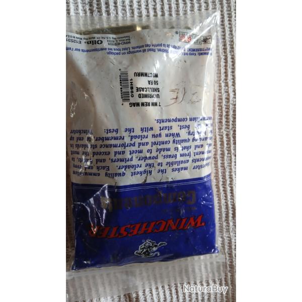 douilles neuves 7 Rem Mag