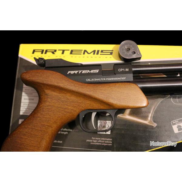 ARTEMIS CP1-M CO2 AIR PISTOL + PORTE CIBLE CONIQUE