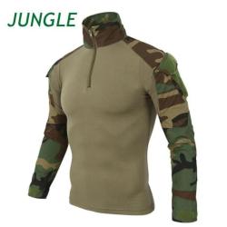 Tee-shirt, Sweet, Chemise Militaire Manche Longue JUNGLE, Id&eacute;al pour Airsoft LIVRAISON GRATUITE