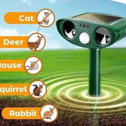 R&eacute;pulsif Ultrasonique Solaire &Eacute;tanche Rechargeable  pour Animaux Ferme LIVRAISON GRATUITE