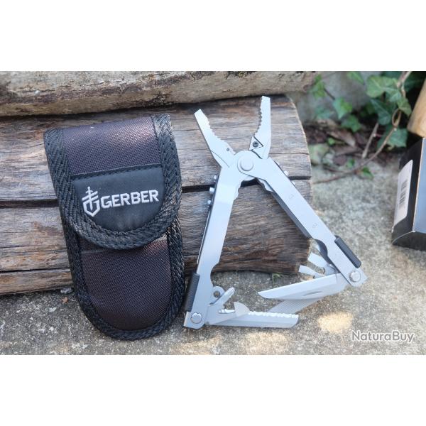 Pince Multi-Fonctions Gerber Multi-Plier 600 Acier Etui Nylon Made In USA G7500N