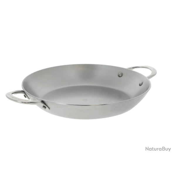 De Buyer 565228 Po�le ronde en acier MINERAL B � 2 anses - tous feux dont induction