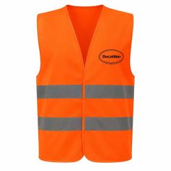 Gilet de traque l&eacute;ger fermeture velcro polyester orange