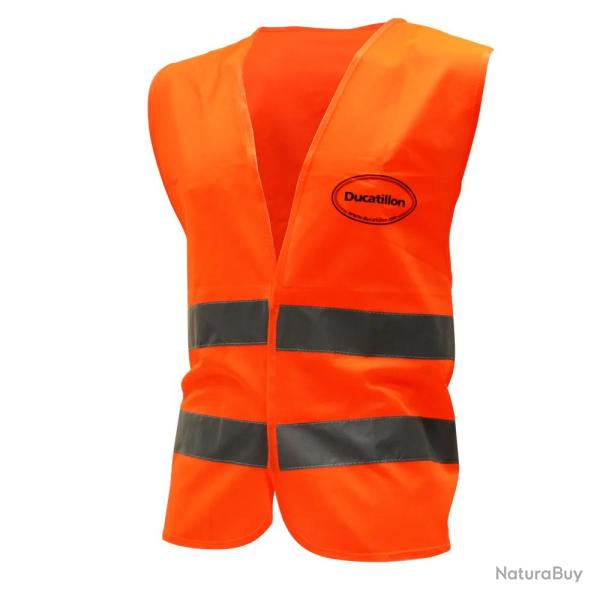 Gilet de traque l�ger fermeture velcro polyester orange