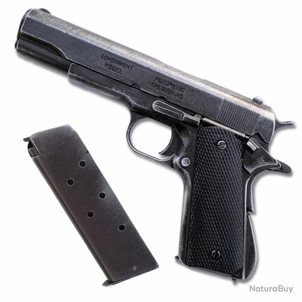 Colt 45 Am�ricain Mod 1911 DENIX - Enti�rement d�montable Patin� et vieilli