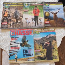 Lot de 5 catalogues