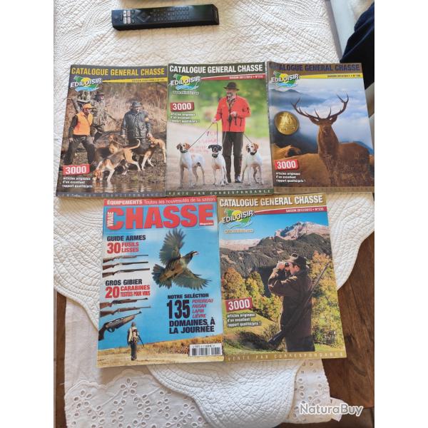 Lot de 5 catalogues