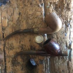 2 pipes anciennes de ma collection