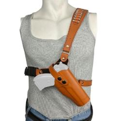 Etui Holster D'&eacute;paule Dissimul&eacute; en Cuir en Arme de Poing Pistolet 2 Coloris LIVRAISON GRATUITE