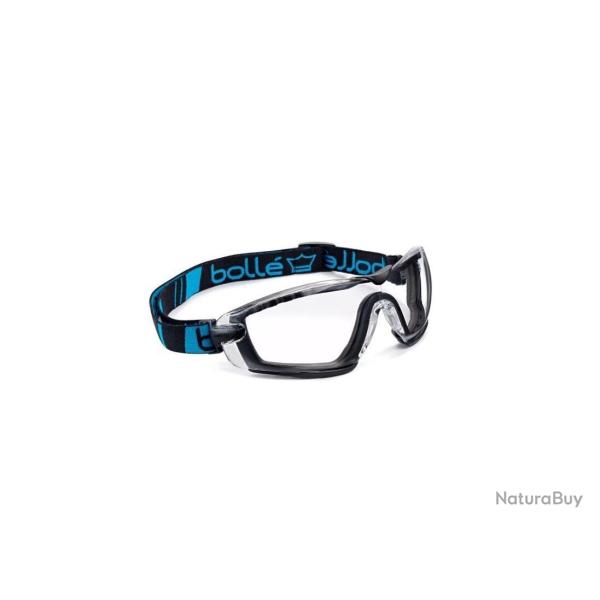 Masque Cobra �cran clair bandeau bleu - Boll�