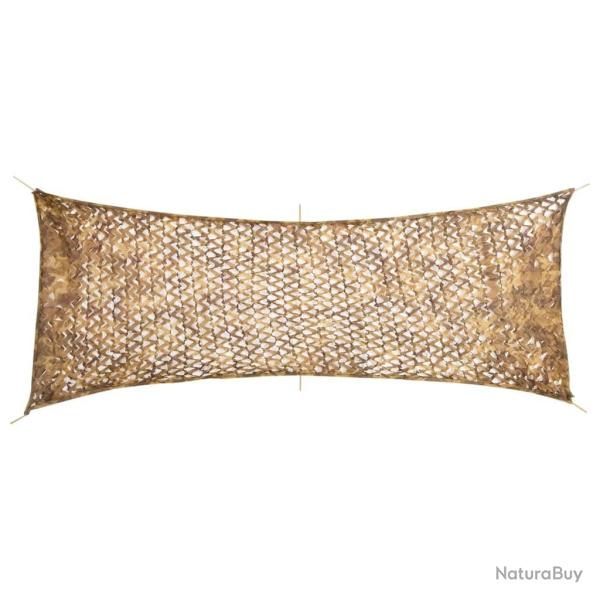 Filet de camouflage avec sac de rangement 412x144 cm sable