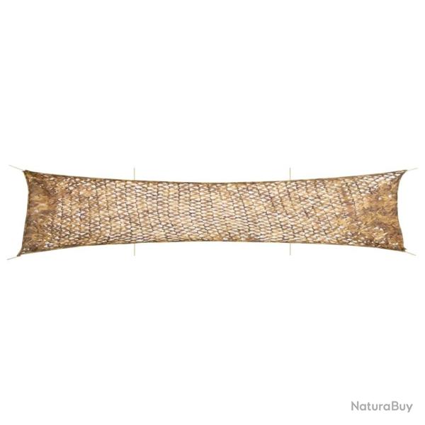 Filet de camouflage avec sac de rangement 706x140 cm sable