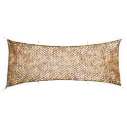 Filet de camouflage avec sac de rangement 721x294 cm sable alsavelo