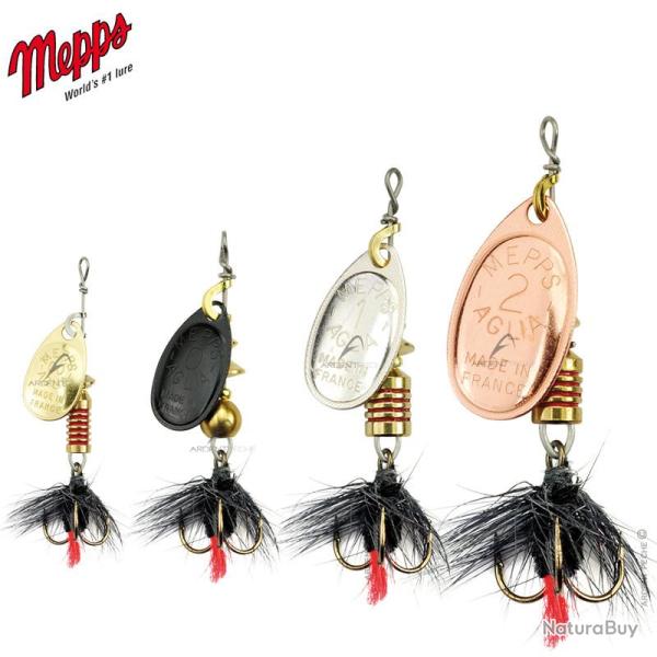 Cuiller MEPPS aglia mouche n�1 Mouche rousse Or