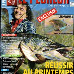 le p&ecirc;cheur de france 283 , silure, truite, poissons blancs, carnassiers, belles prises, arapaima