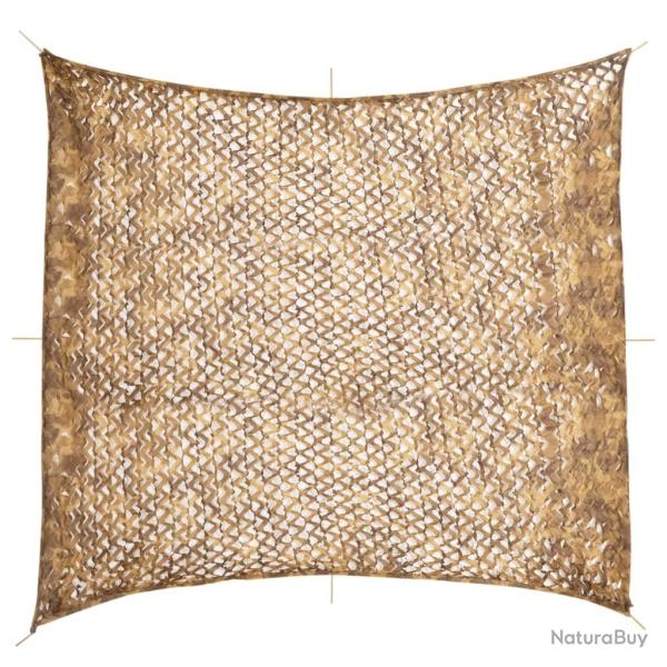 Filet de camouflage avec sac de rangement 521x493 cm sable