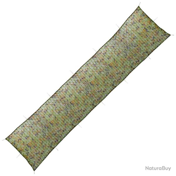 Filet de camouflage avec sac de rangement 1,5x6 m Vert