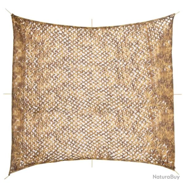 Filet de camouflage avec sac de rangement 416x402 cm sable
