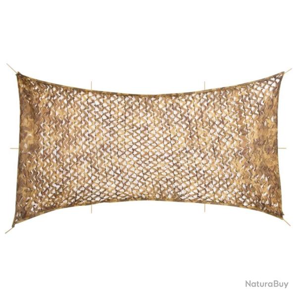 Filet de camouflage avec sac de rangement 708x423 cm sable