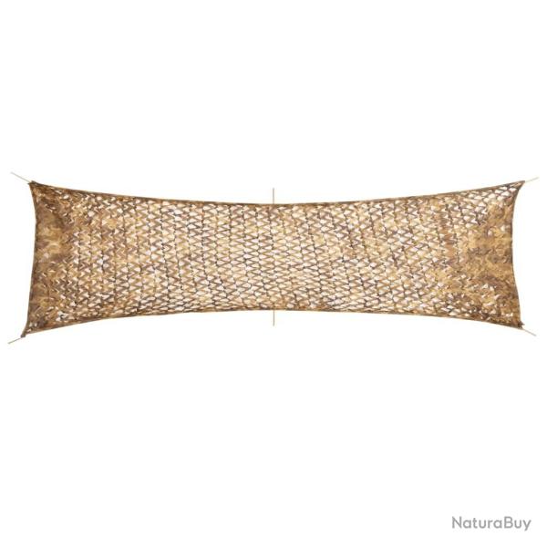 Filet de camouflage avec sac de rangement 519x142 cm sable