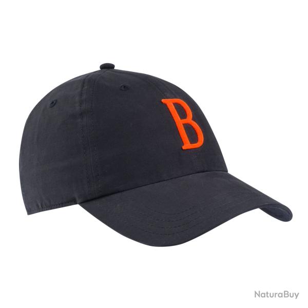 Casquette BERETTA big B orange noir