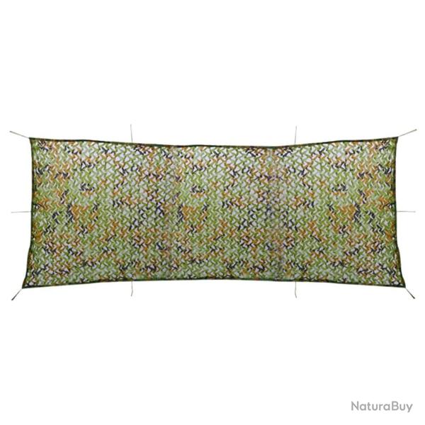 Filet de camouflage avec sac de rangement 1,5x5 m Vert