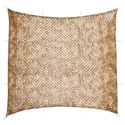 Filet de camouflage avec sac de rangement 614x581 cm sable