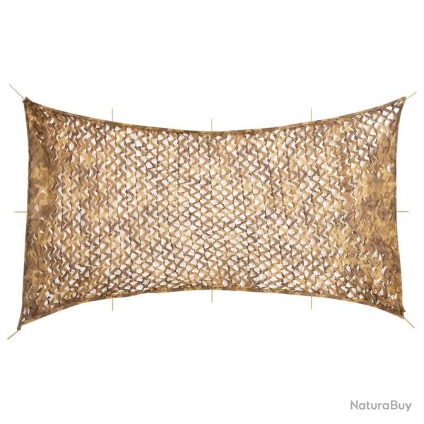 Filet de camouflage avec sac de rangement 816x520 cm sable