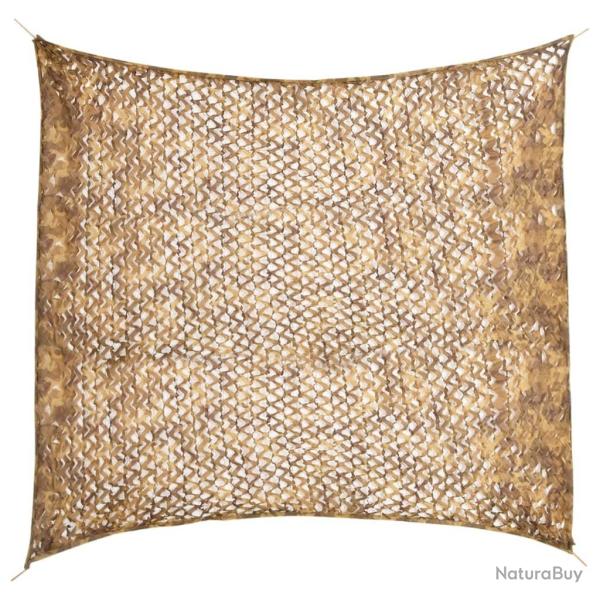 Filet de camouflage avec sac de rangement 316x296 cm sable