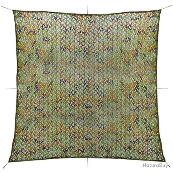 Filet de camouflage avec sac de rangement 4 x 4 m