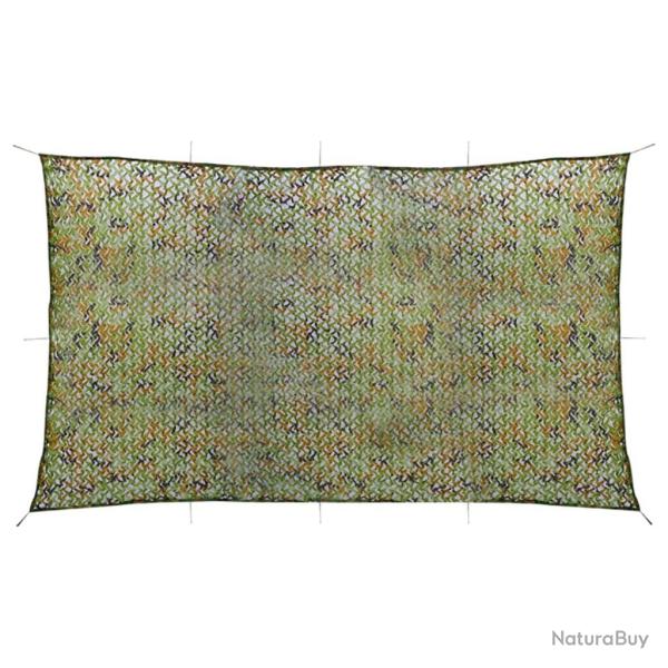 Filet de camouflage avec sac de rangement 2x5 m Vert