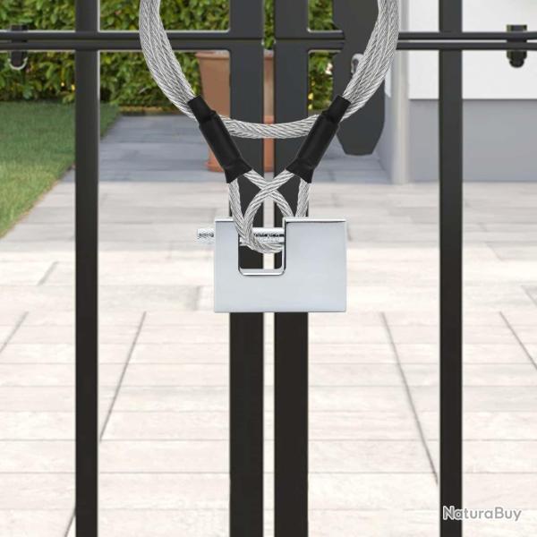 Verrou Argent� Acier