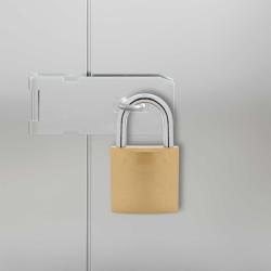 U Lock avec Cl&eacute;s 12 pcs Laiton Fer