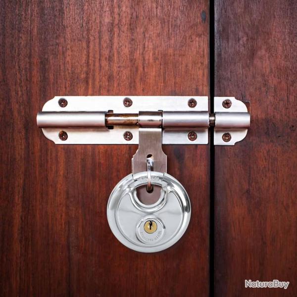 Serrures Discus avec Cl�s Argent� Acier inoxydable