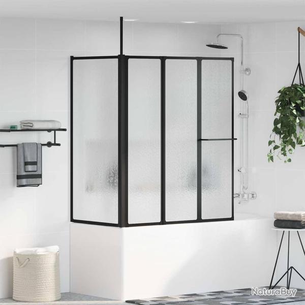 Paroi de douche Blanc 120 x 70 x 137 cm Aluminium