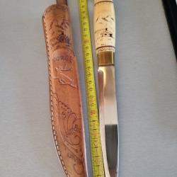 ancien couteau chasse   norv&eacute;gien  norge