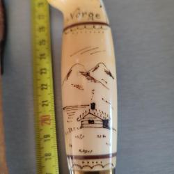 ancien couteau chasse   norv&eacute;gien  norge