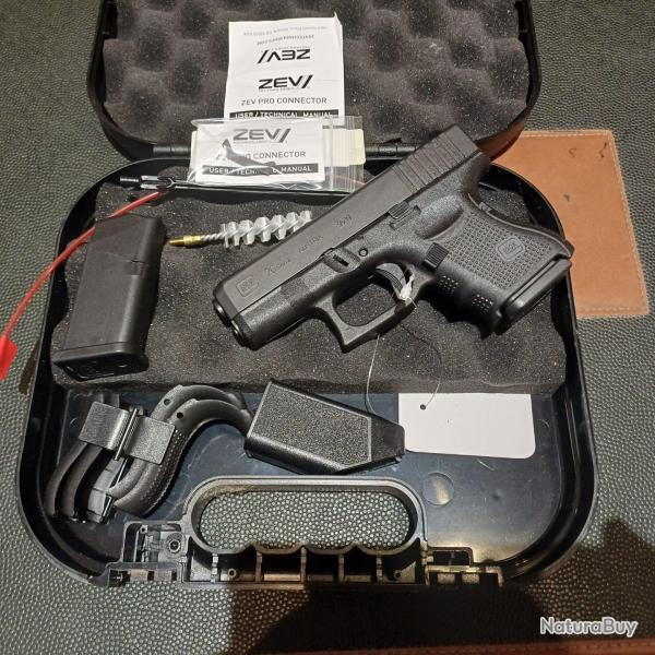 PISTOLET GLOCK 26 GEN 4 CAL 9MM CAT B